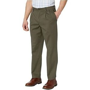D3 Dockers Signature Moss Pleated Pant Classic Fit 40443-8137 Mens Sz. W38 L 30
